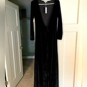 Baltic born Esmeralda velvet wrap dress